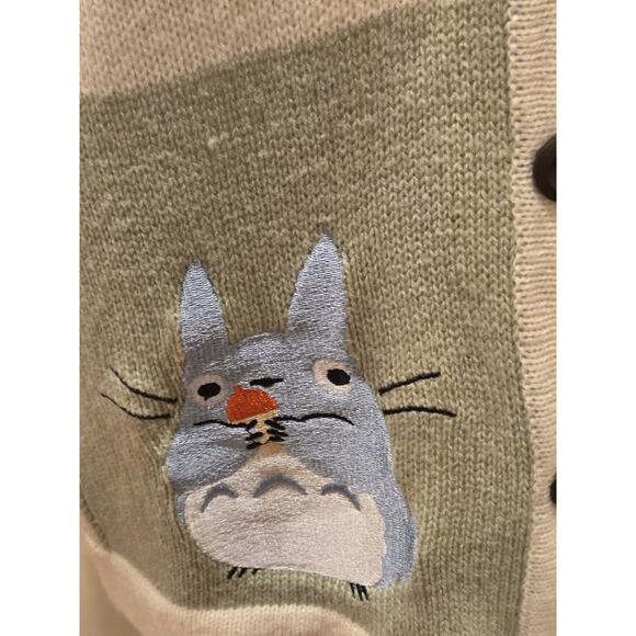 Her Universe My Neighbor Totoro Cardigan Sweater Anime Ghibli Patchwork Medium - Picture 4 of 11